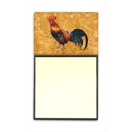 Carolines Treasures 8651SN Rooster Refiillable Sticky Note Holder Or Postit Note Dispenser; 3 X 3 In.